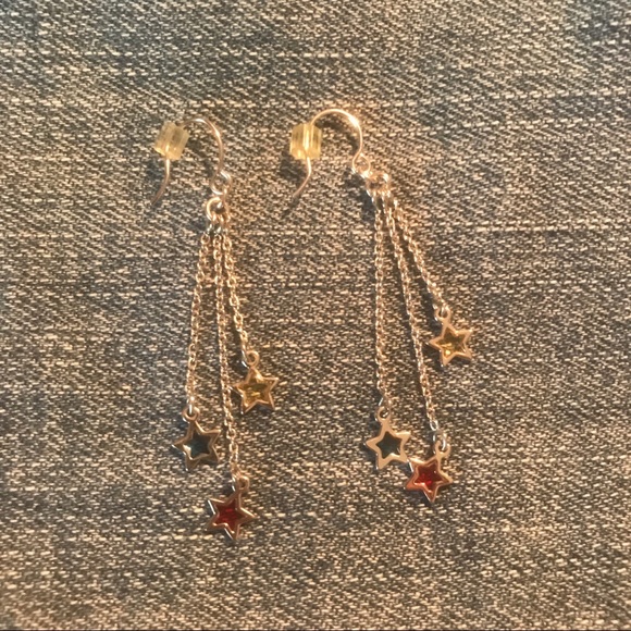 Jewelry - 4th of july star earrings